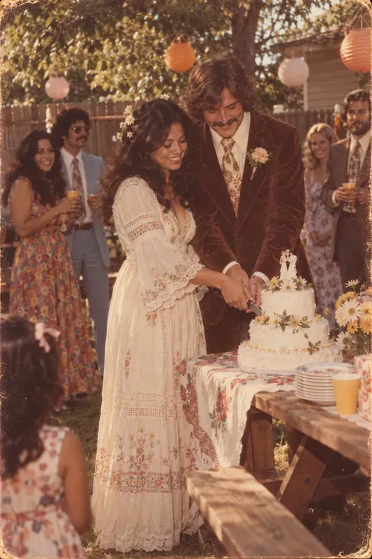 70s Wedding Day Photos
