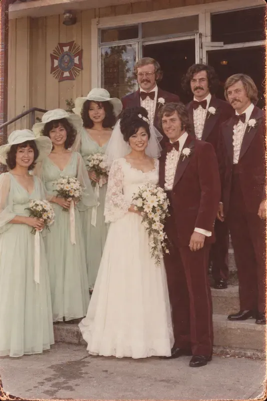 70s Wedding Day Photos
