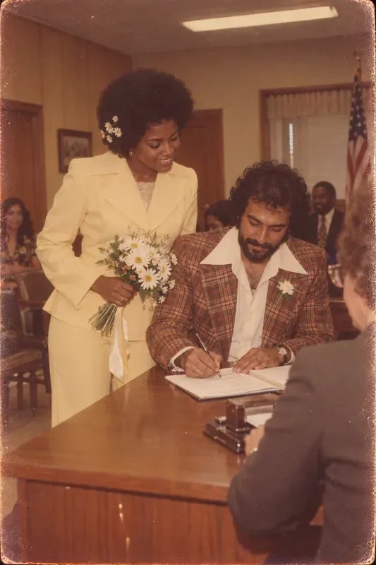 70s Wedding Day Photos