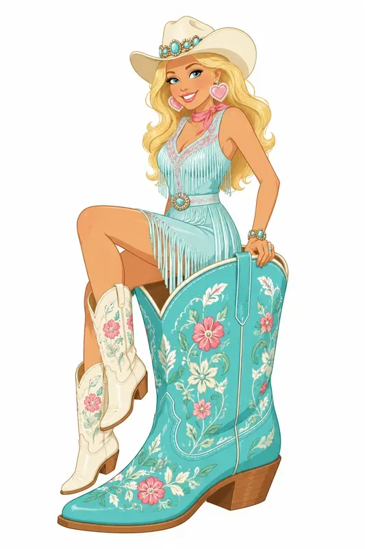 Coquette Western Cliparts