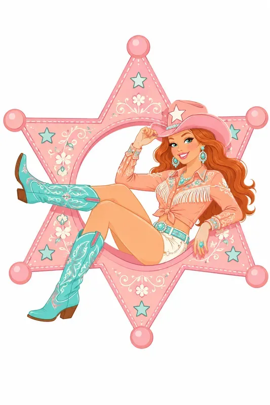 Coquette Western Cliparts