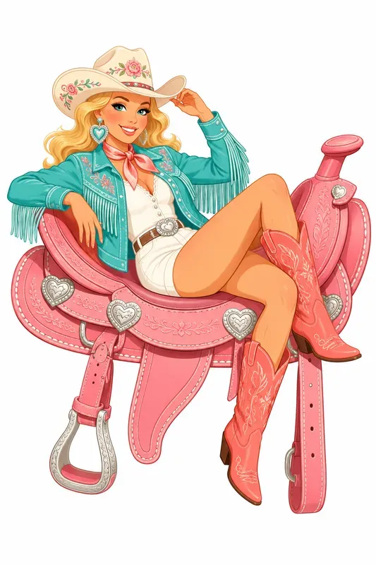 Coquette Western Cliparts