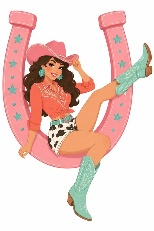 Coquette Western Cliparts