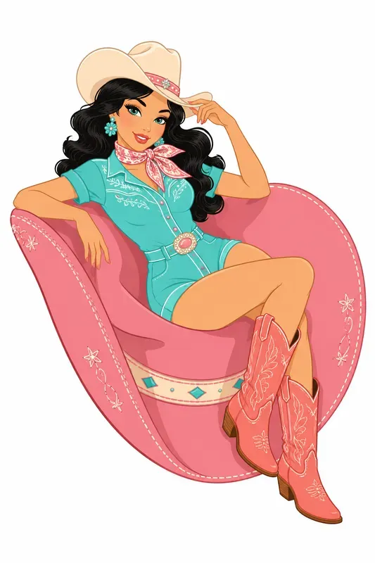 Coquette Western Cliparts