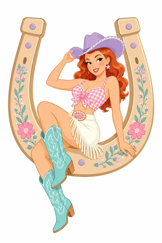 Coquette Western Cliparts