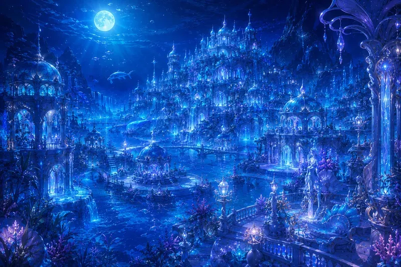 Fairy Tale Palaces Kingdoms Anime Art