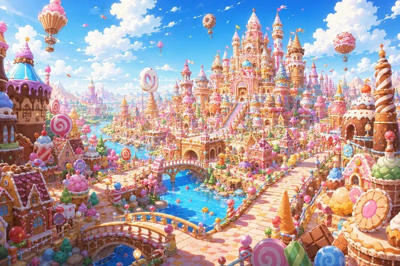 Fairy Tale Palaces Kingdoms Anime Art