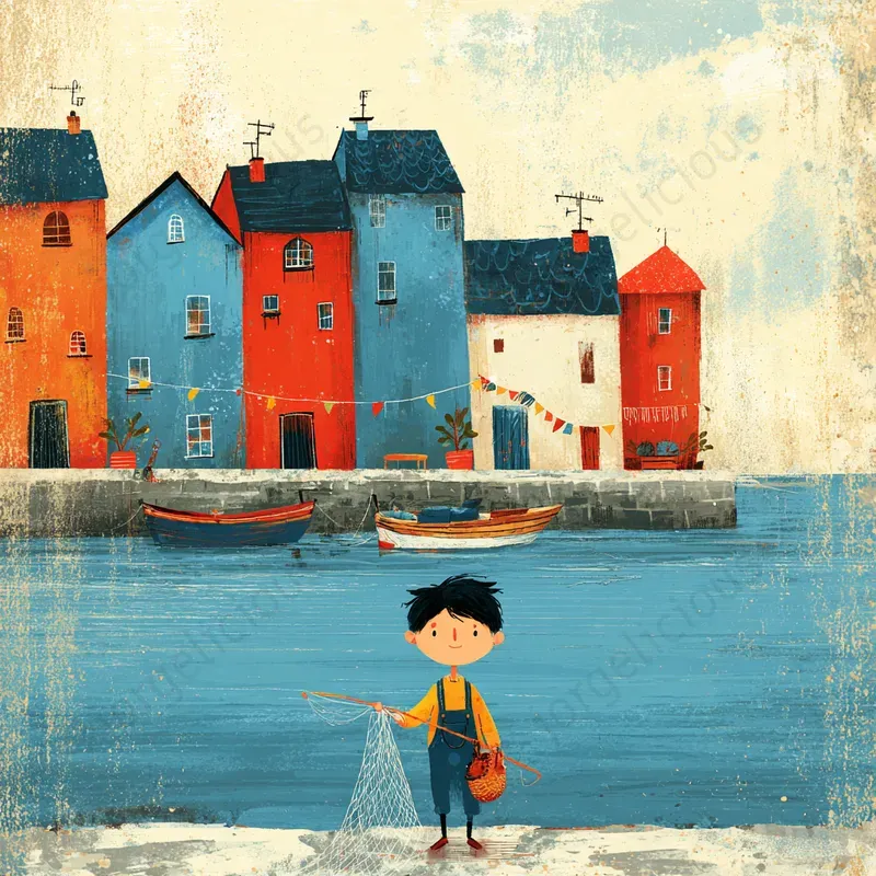 Bright Storybook Print Scenes