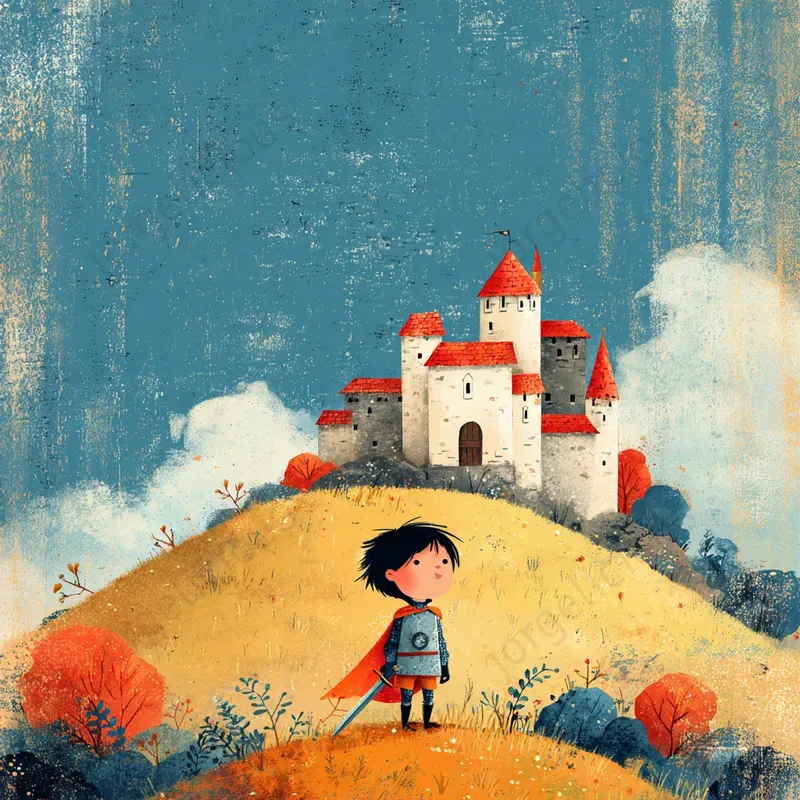 Bright Storybook Print Scenes