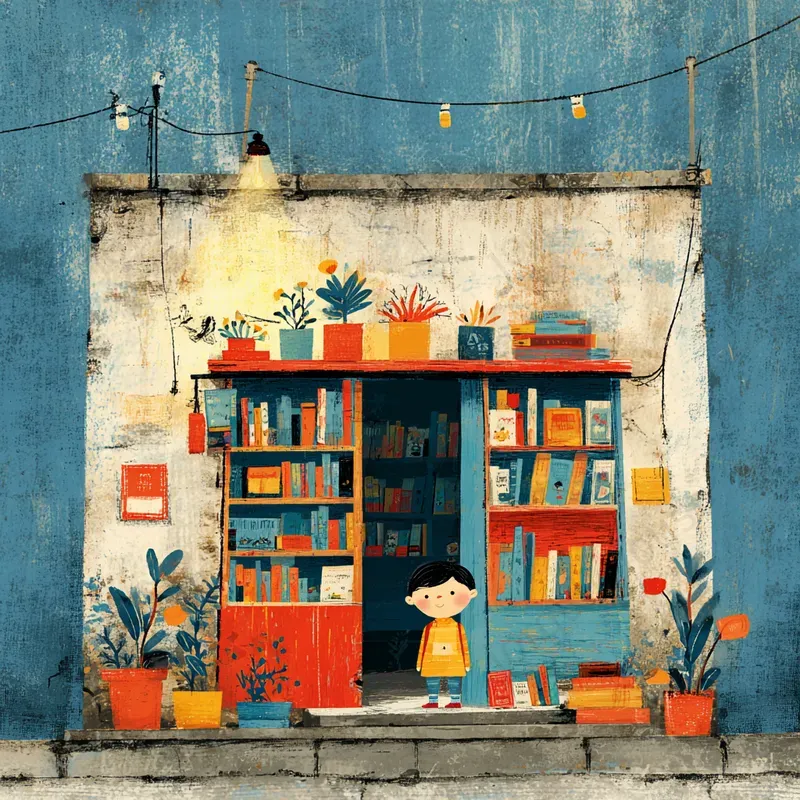 Bright Storybook Print Scenes