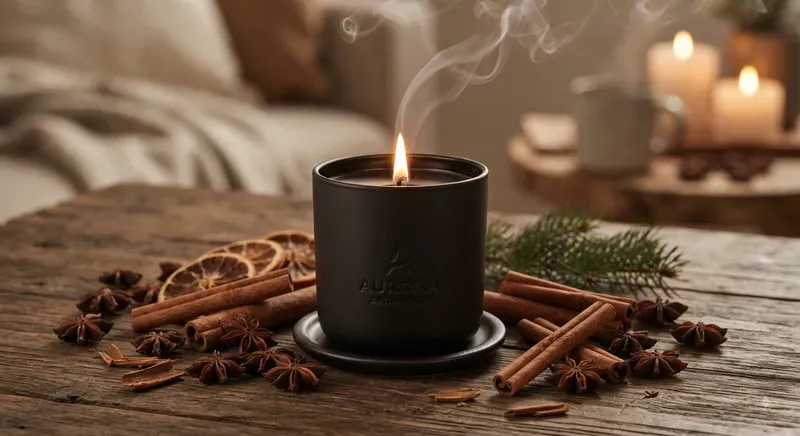 Luxury Candle Aromatherapy Photography