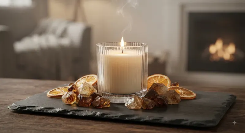 Luxury Candle Aromatherapy Photography