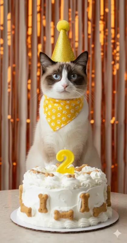Custom Pet Birthday Photoshoots