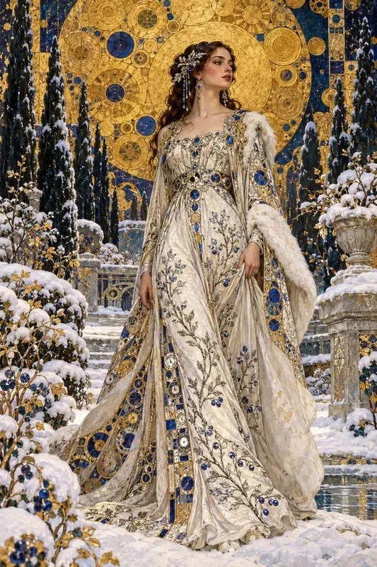Golden Art Nouveau Muses