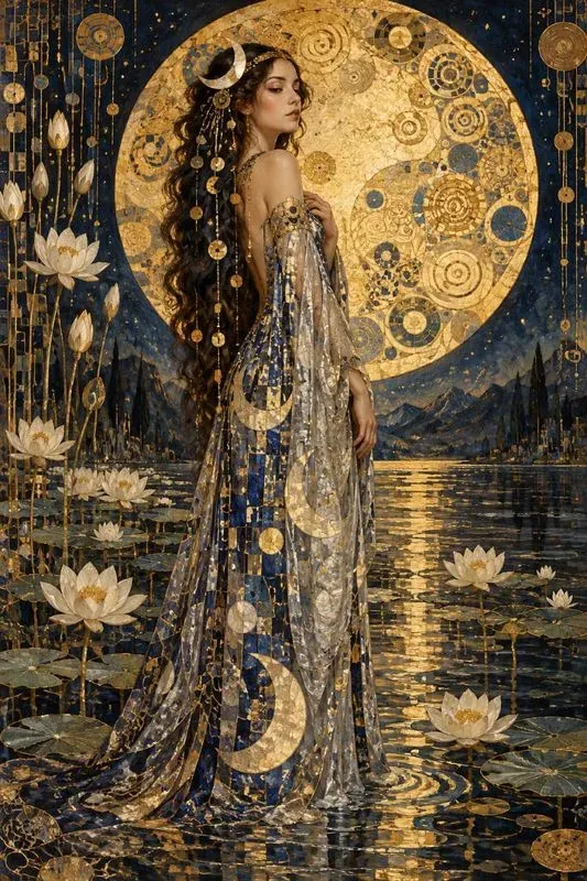 Golden Art Nouveau Muses