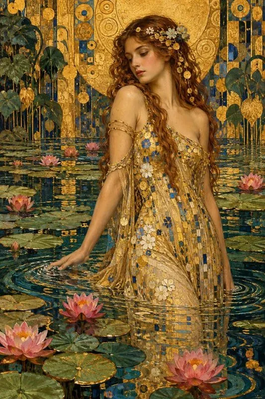 Golden Art Nouveau Muses