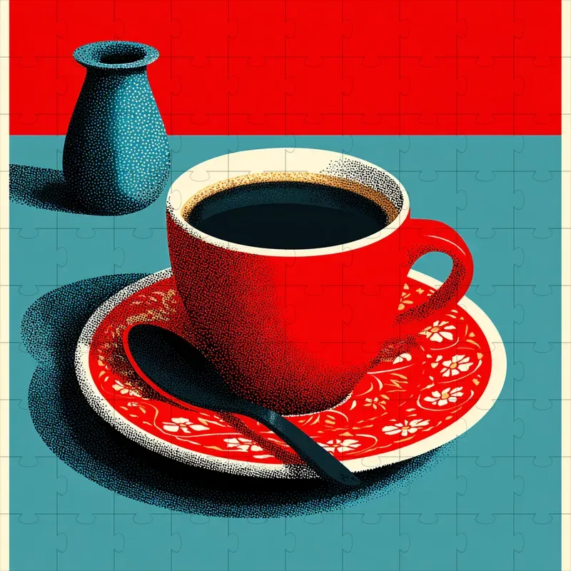 Screenprint Grain Bold Poster Art