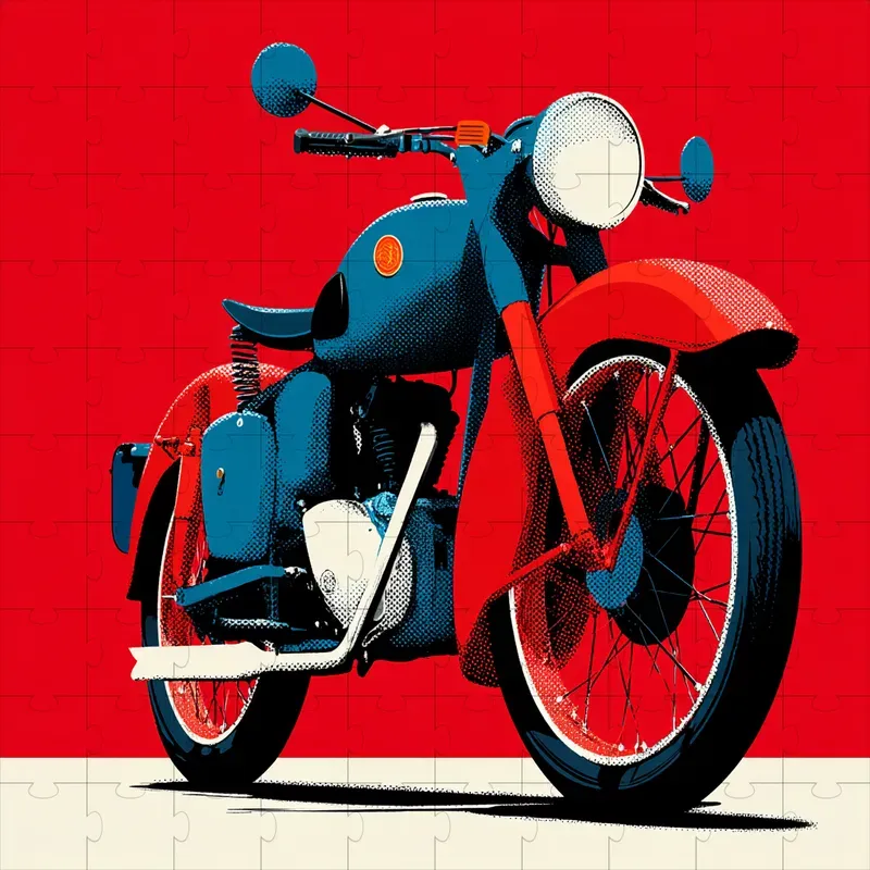 Screenprint Grain Bold Poster Art