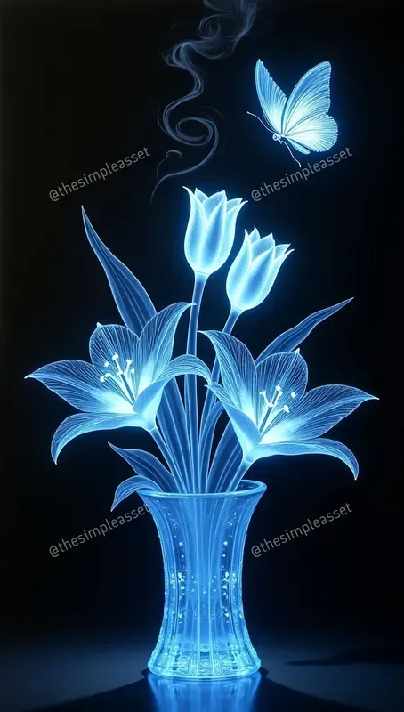 Ethereal Glass And Steam Nature Sculptures