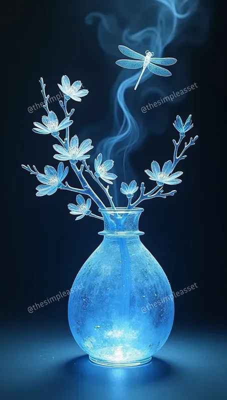 Ethereal Glass And Steam Nature Sculptures