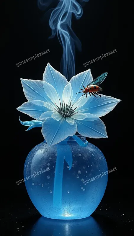 Ethereal Glass And Steam Nature Sculptures