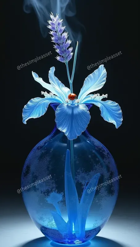 Ethereal Glass And Steam Nature Sculptures