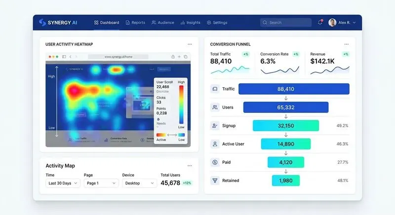 B2b Saas Ui Ux Dashboard Mockups