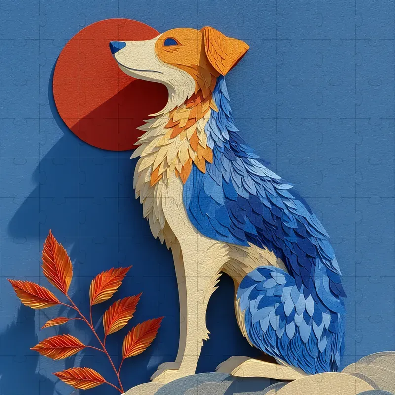 Papercut Sunlit Diorama Craft Art