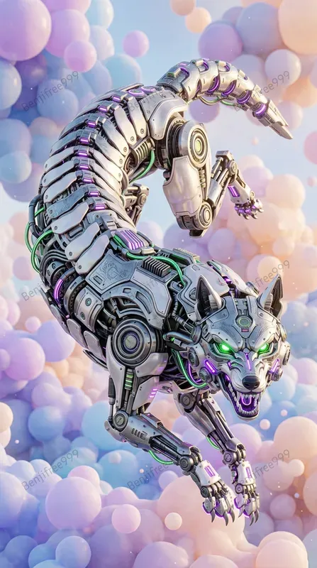 Customized Cyberpunk Mechanical Animals