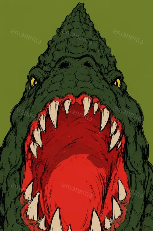 Creature Attacking Illustrations