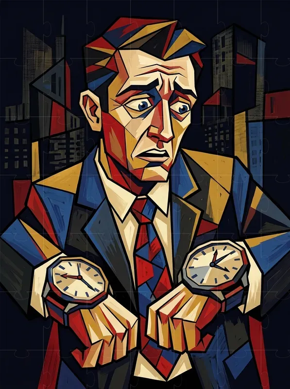 Cubist Character Scenes