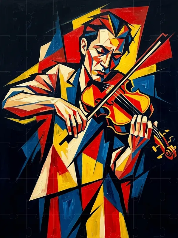 Cubist Character Scenes