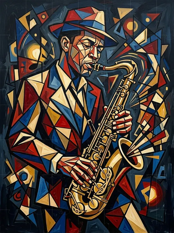 Cubist Character Scenes