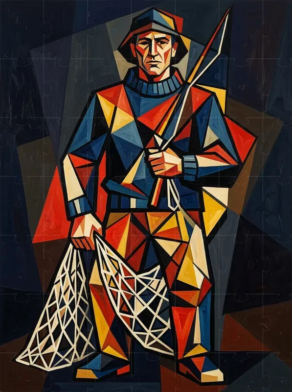 Cubist Character Scenes
