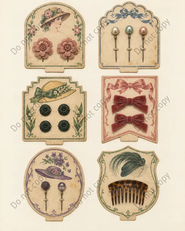 Shop Window Display Card Sheets