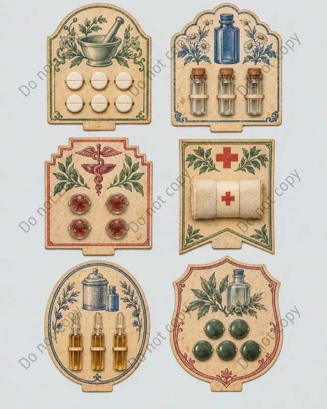 Shop Window Display Card Sheets