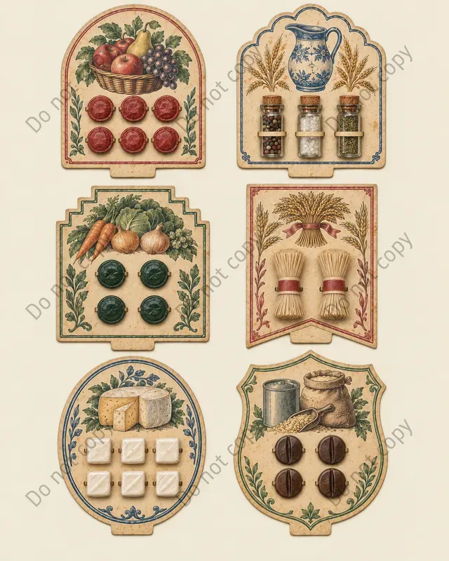 Shop Window Display Card Sheets