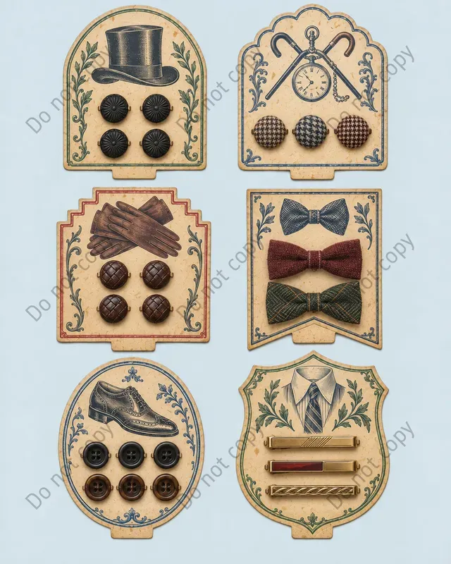 Shop Window Display Card Sheets