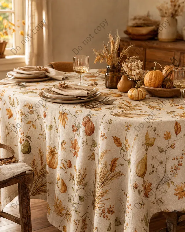 Tablecloth Linen Mockup Scenes