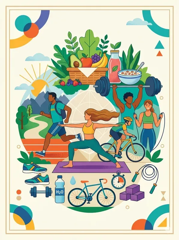 Flat Poster Scene Generator