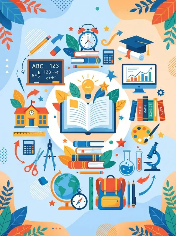 Flat Poster Scene Generator