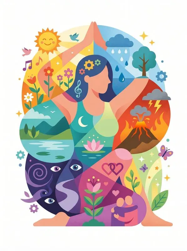 Flat Poster Scene Generator