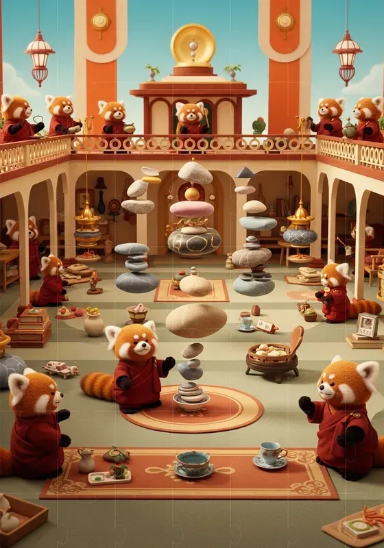 Whimsical Wes Anderson Anthro Worlds