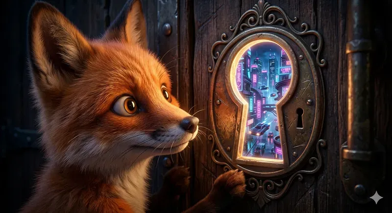 Whimsical Storybook Keyhole Fantasies