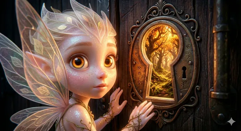 Whimsical Storybook Keyhole Fantasies