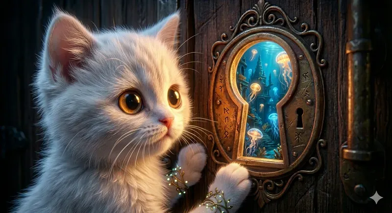 Whimsical Storybook Keyhole Fantasies