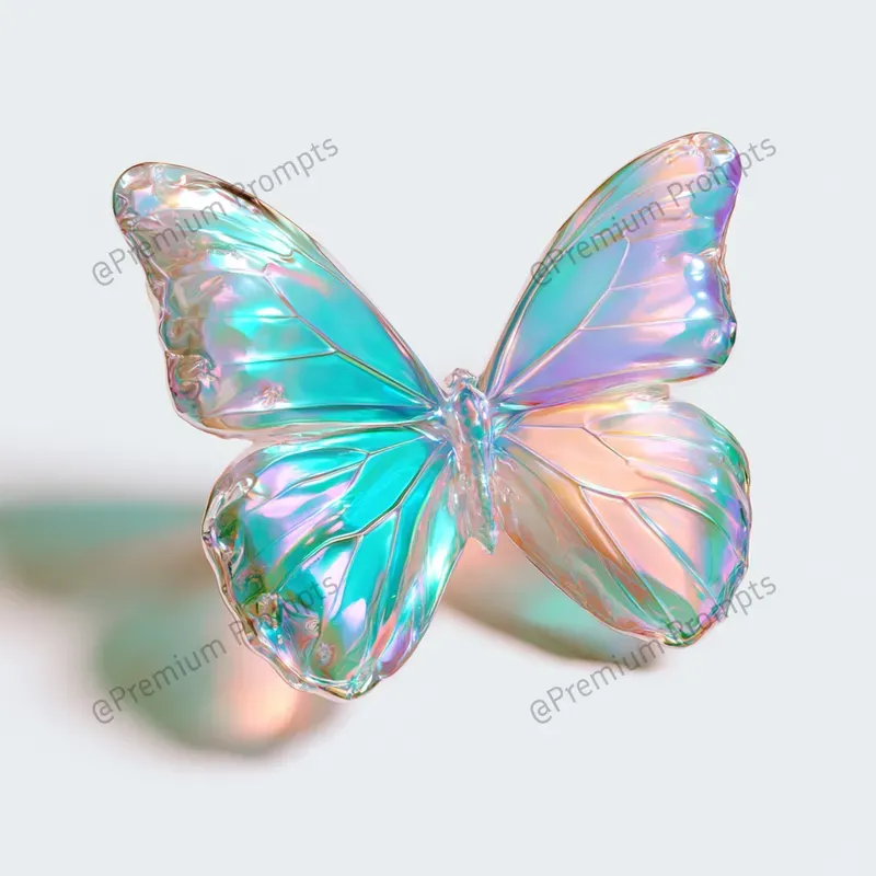 Luxurious Iridescent Pearlescent Cliparts