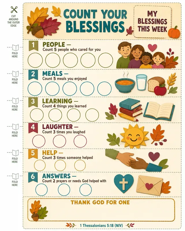 Christian Gratitude Count Kits