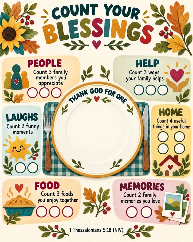 Christian Gratitude Count Kits