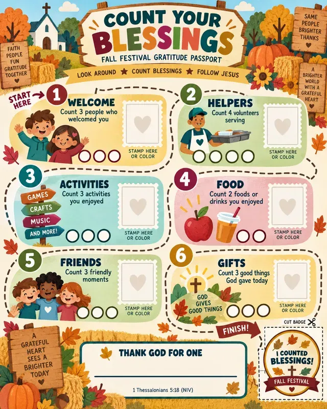 Christian Gratitude Count Kits